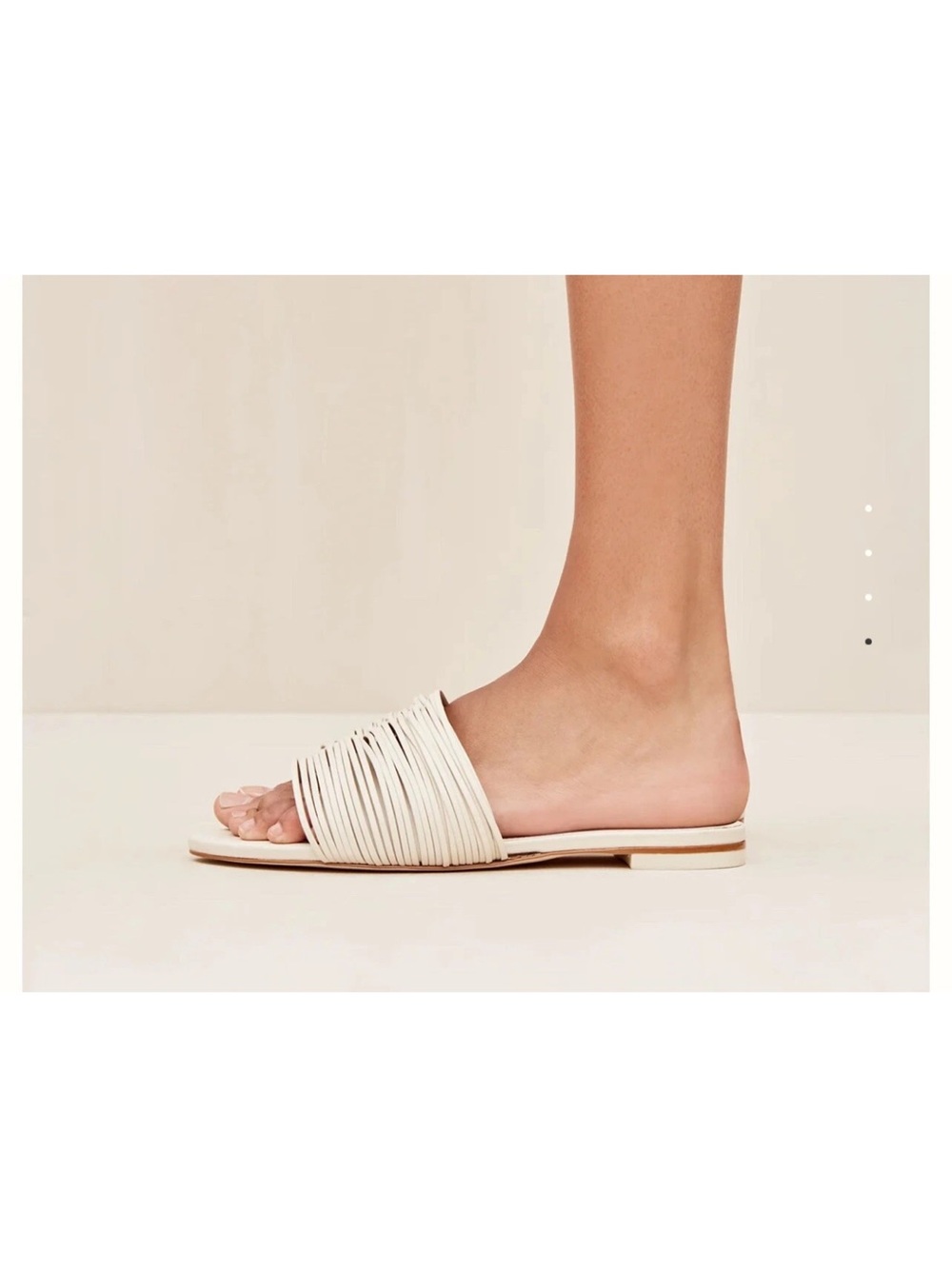 cult gaia Cream Mia Sandals NWOT